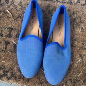 Del Toro Women’s Blue Slip-On Loafers size 9